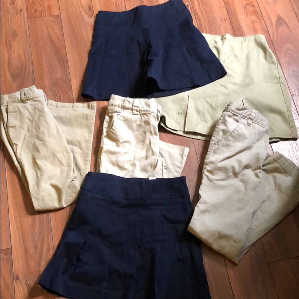 6 uniform bottoms all size 8